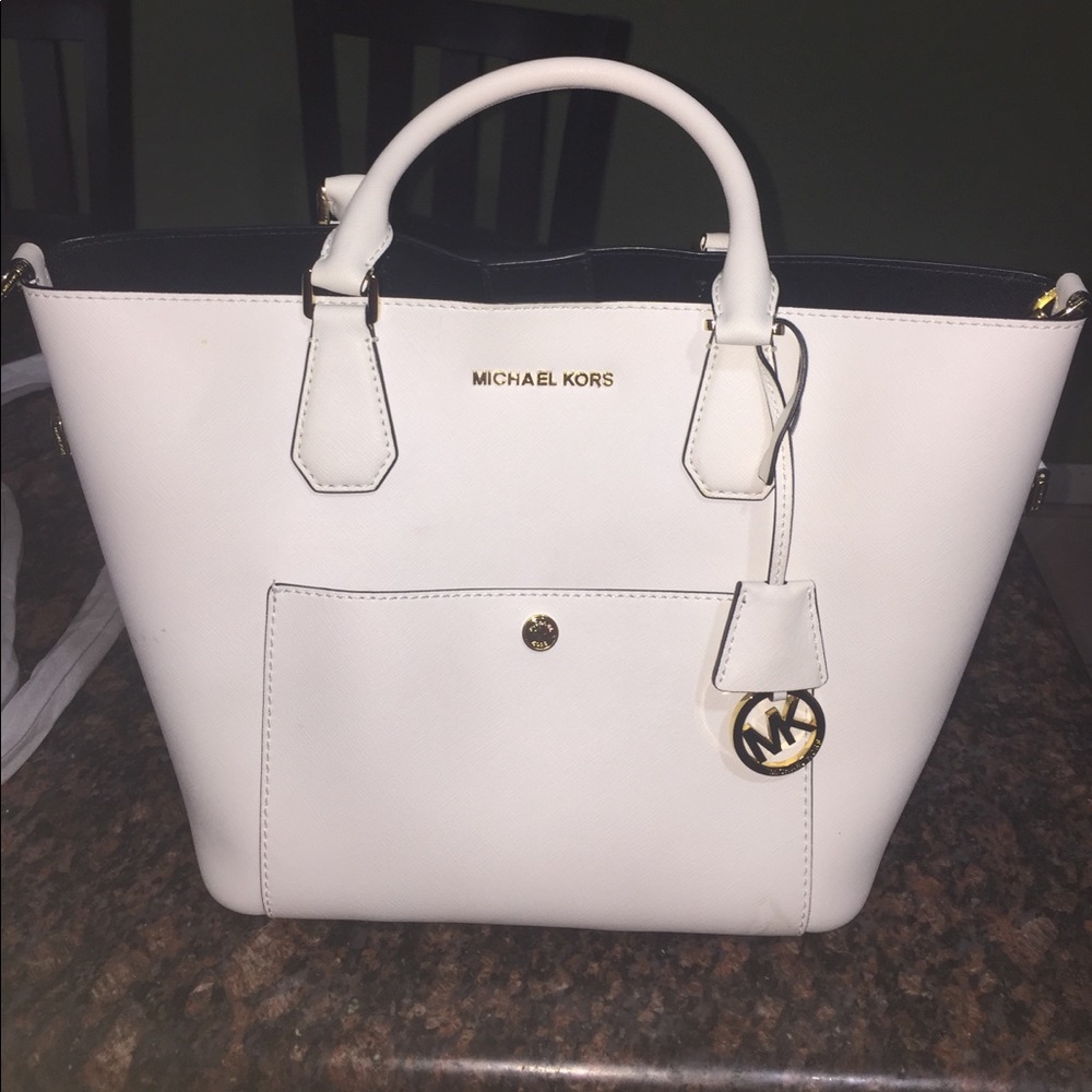 White Michael Kors bag